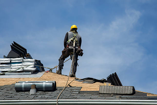Professional Roofing technician working in Dunbar, PA